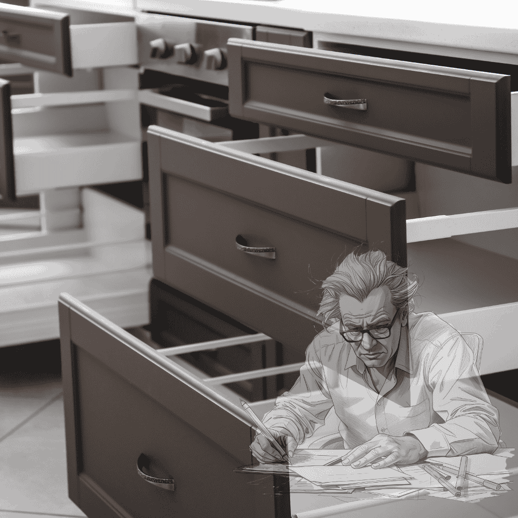 Der Unterschied zwischen Korpusbreite und Innenmaß für Besteckeinsätze