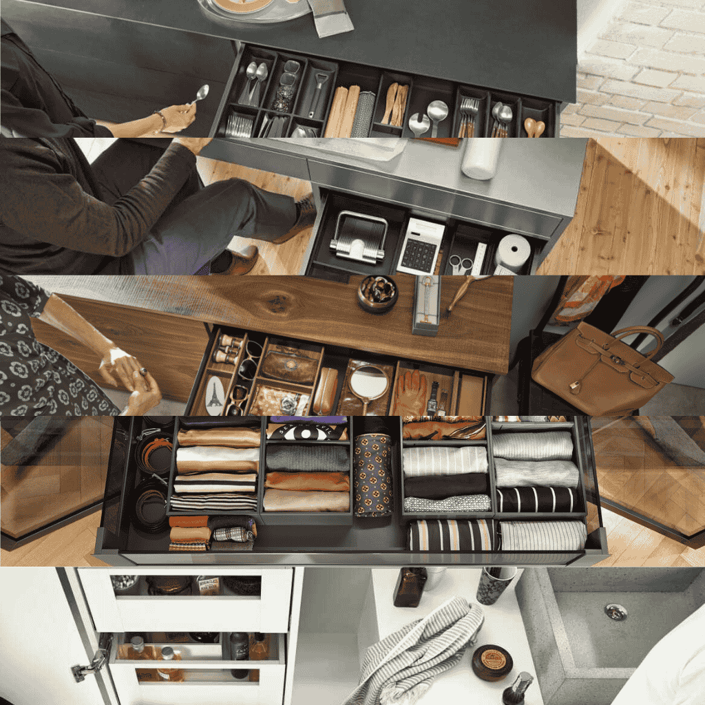 Ambia Line Blum - Schubladeneinsatz für jeden Raum.