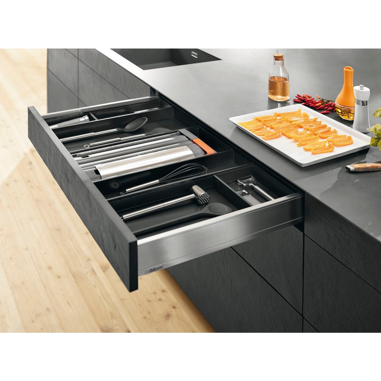 Blum Ambia-Line Folienschneider - Frischhaltefolien Schneider für Legrabox/Merivobox inklusive Folie