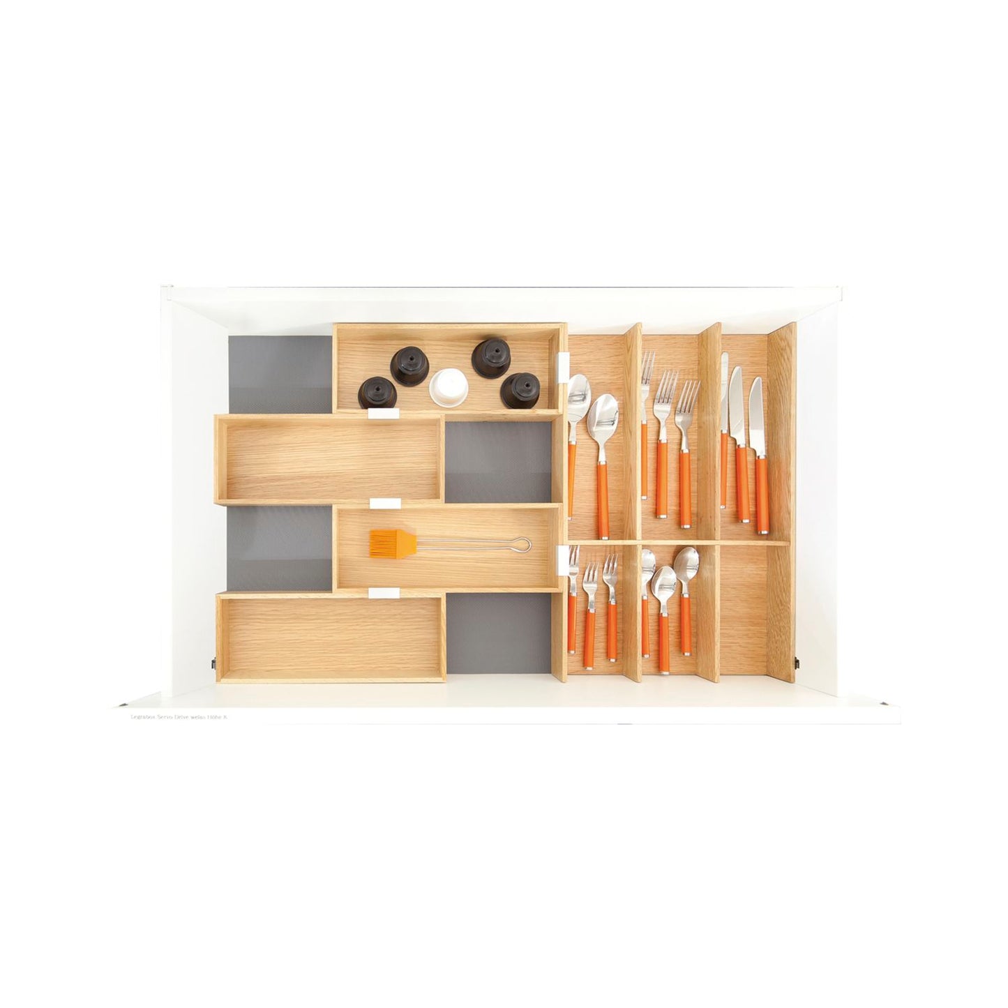 Rockenhausen Besteckkasten Set 1 Move - Besteckeinsatz aus Holz, Eiche