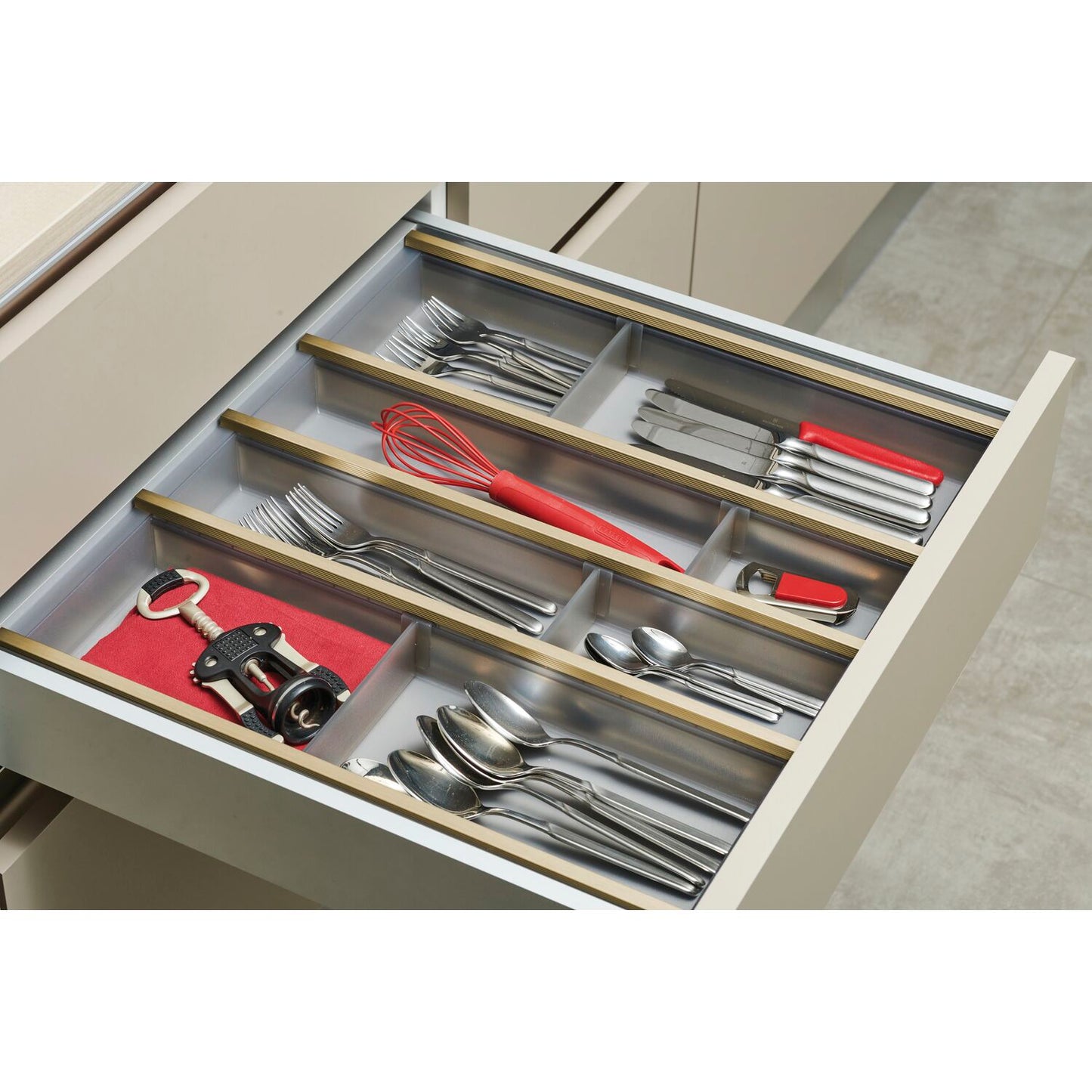 Ninka Cuisio Besteckeinsatz Verbinder - Verbindungsprofil Edelstahl