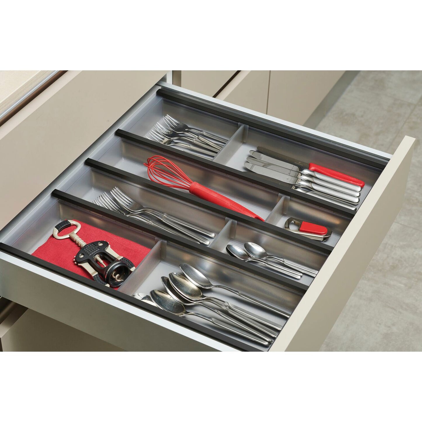 Ninka Cuisio Besteckeinsatz Verbinder - Verbindungsprofil Edelstahl