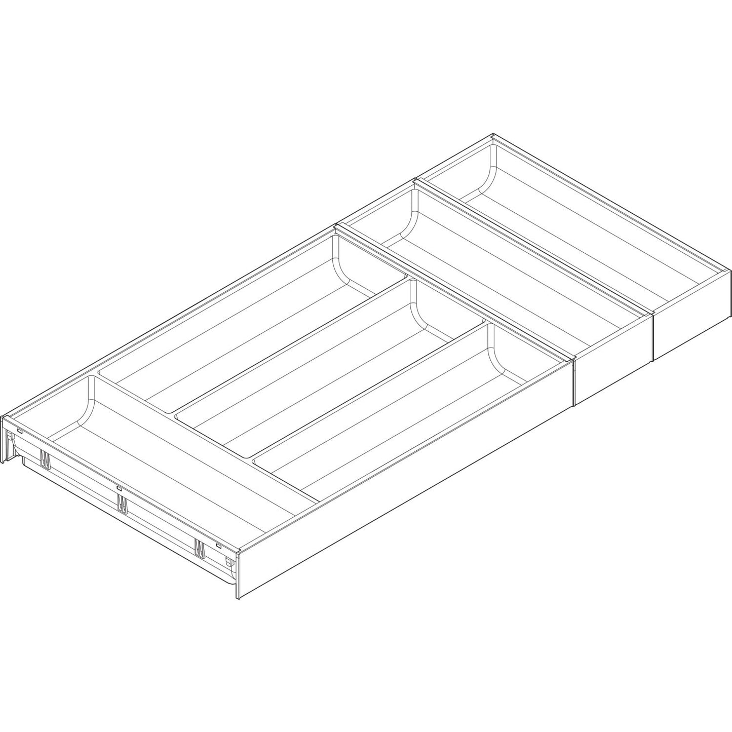 Blum Ambia Line Besteckeinsatz - Besteckkasten, Tiefe
