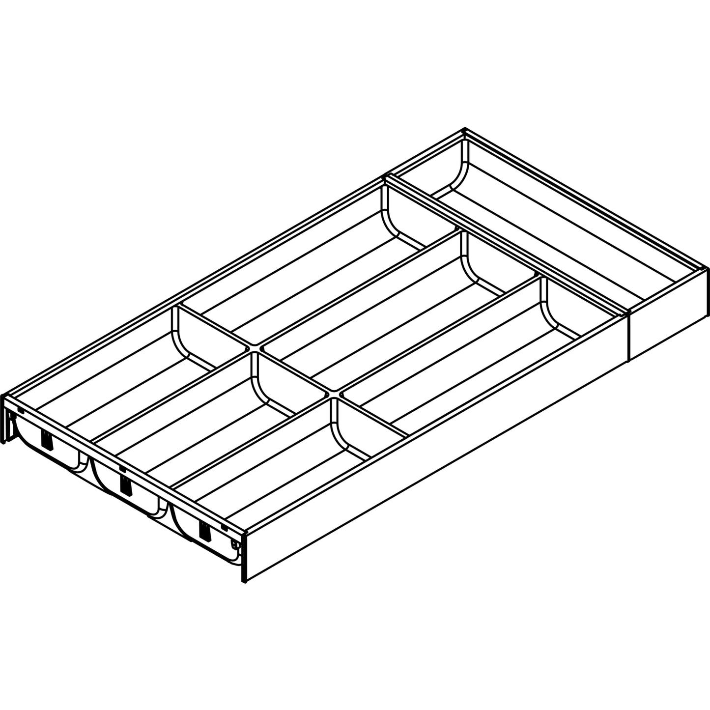 Blum Ambia Line Besteckeinsatz - Besteckkasten, Tiefe