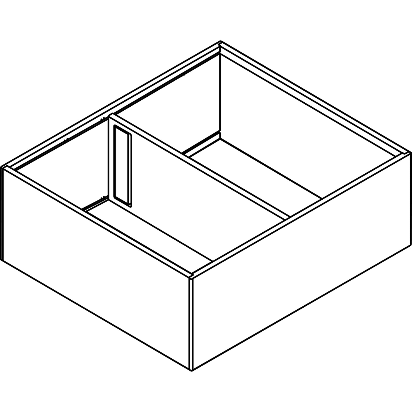 Blum Ambia-Line Schubladeneinsatz für Nennlänge ab 270mm, Stahldesign