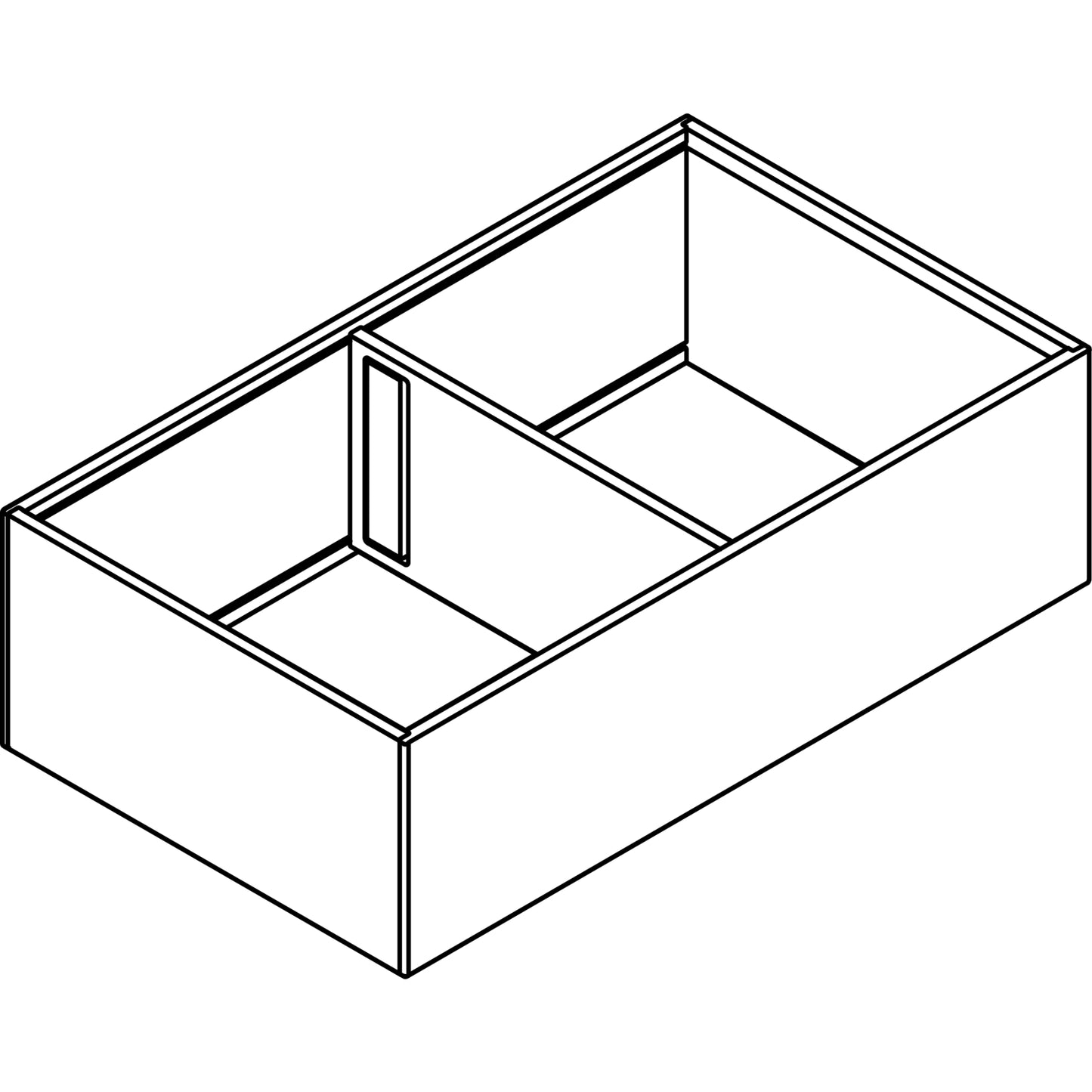 Blum Ambia-Line Schubladeneinsatz für Nennlänge ab 400mm, Stahldesign