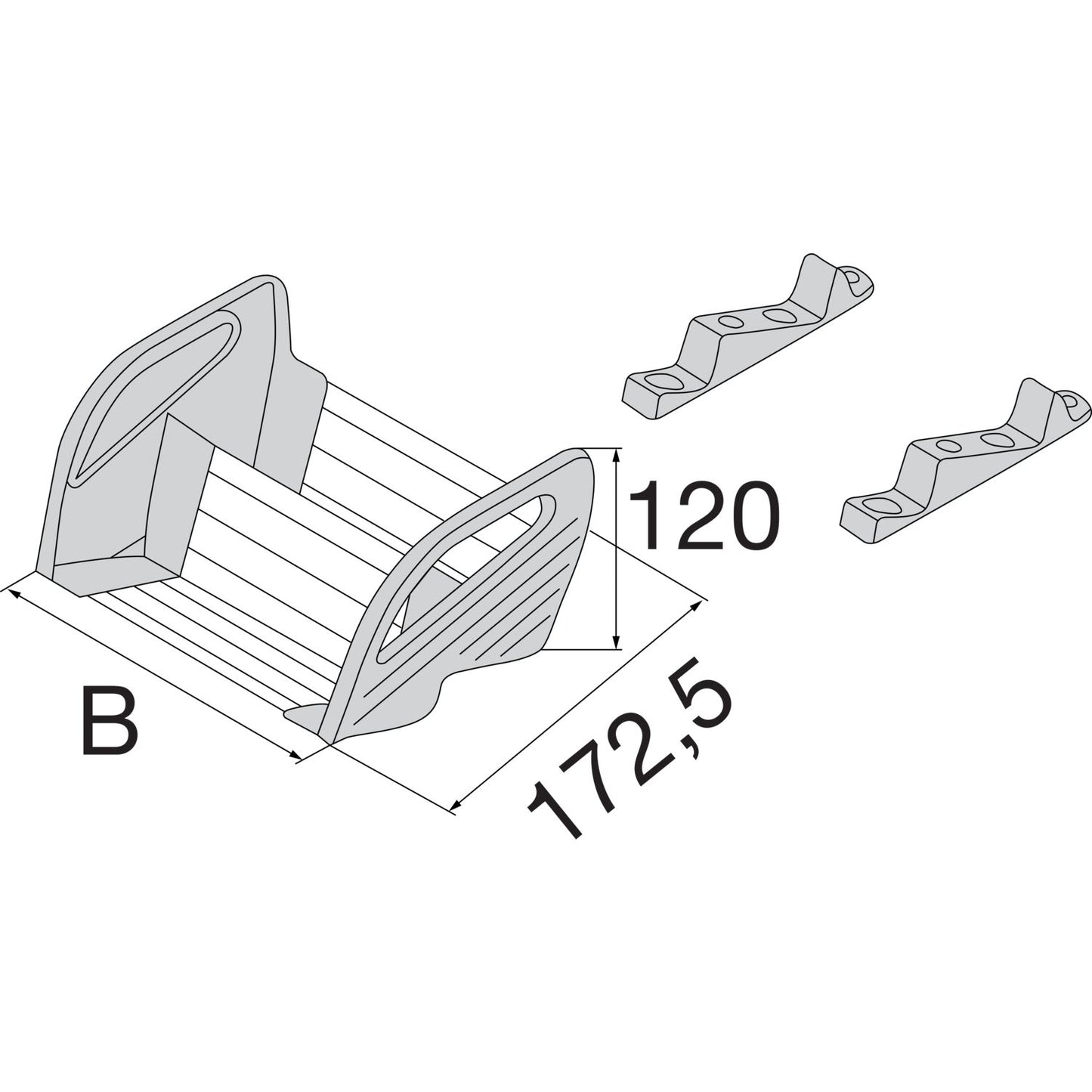 Blum Orga-Line Gewürzhalter für Schublade